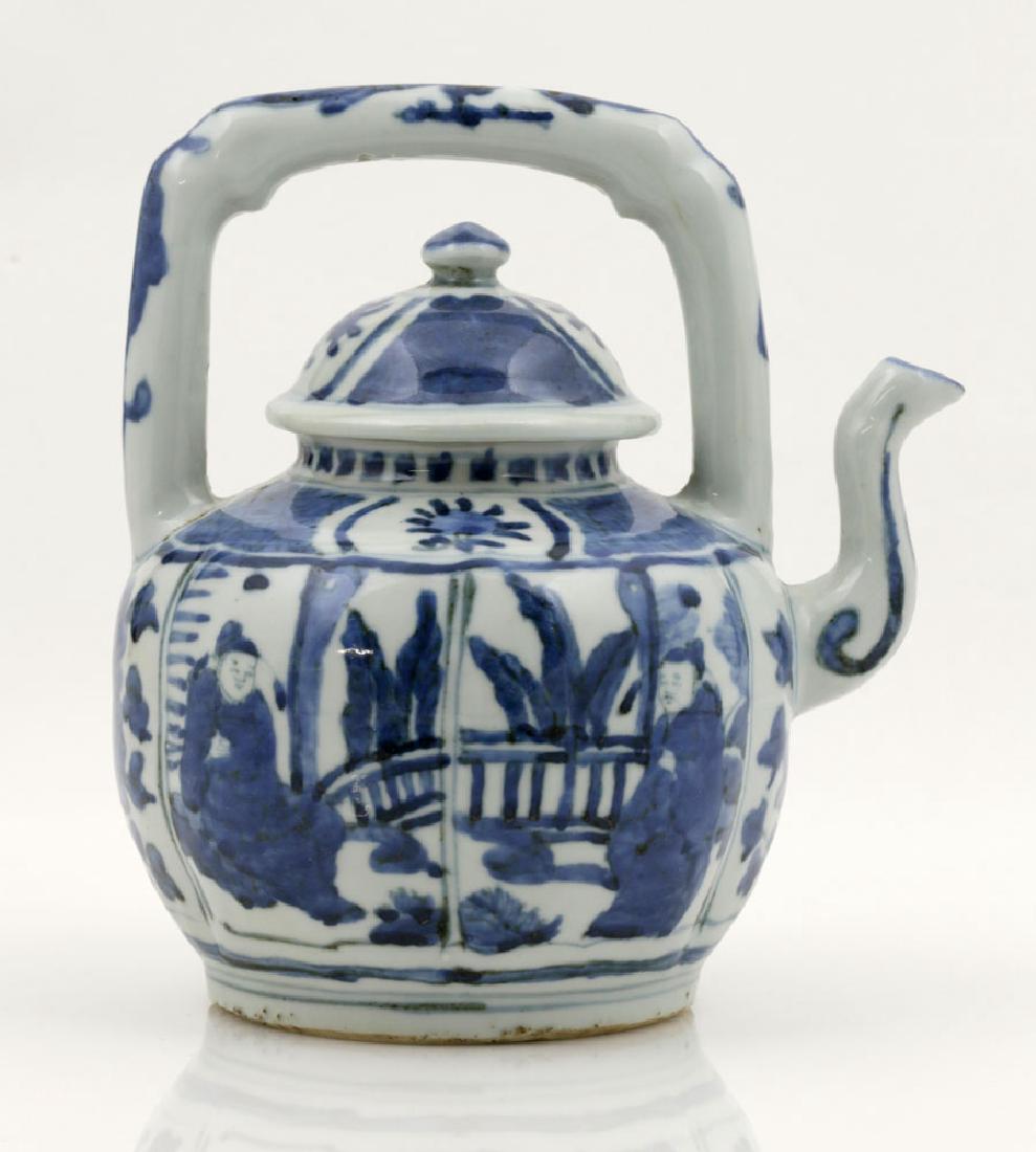 Chinese Blue & White Teapot (1 of 6)