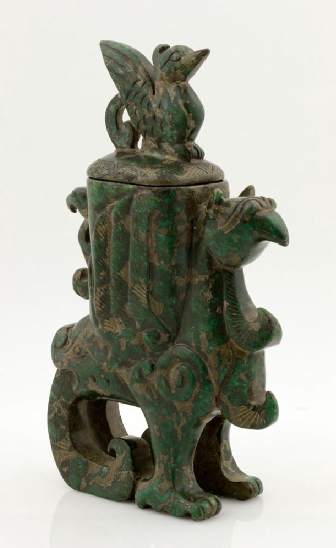 Chinese Archaic Carved Phoenix Bird (1 of 7)