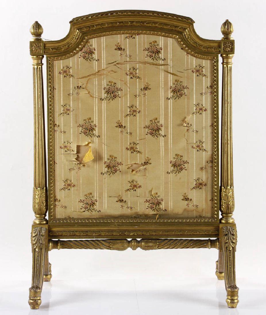 19th C. Gilt Wood Fireplace Screen (1 of 5)