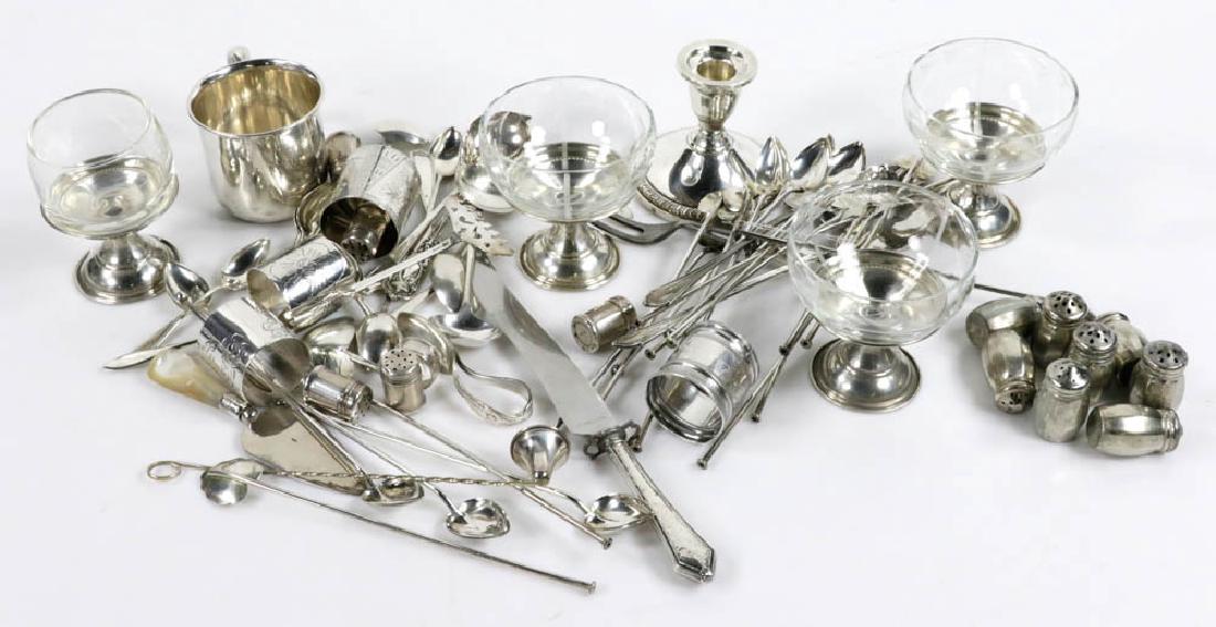 Lot of Sterling Silver Sippers, Shakers, Spoons, etc. (1 of 6)