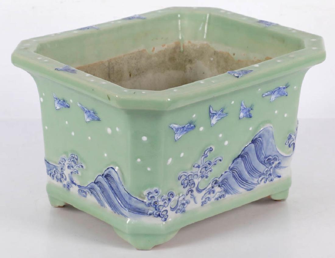 Chinese Celadon Footer Planter (1 of 3)