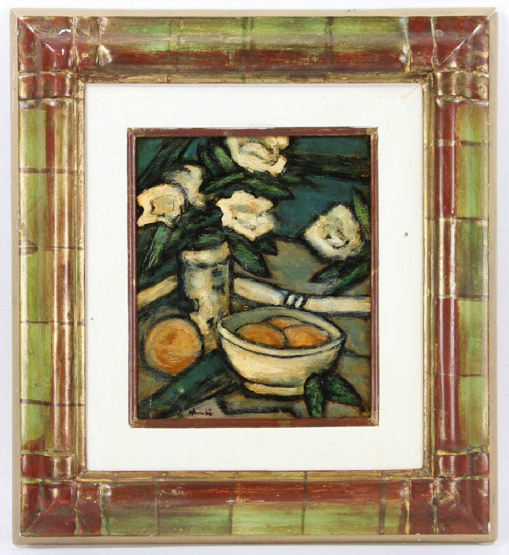 L. Hunter SIgned, Still Life, Oil on Board (1 of 5)