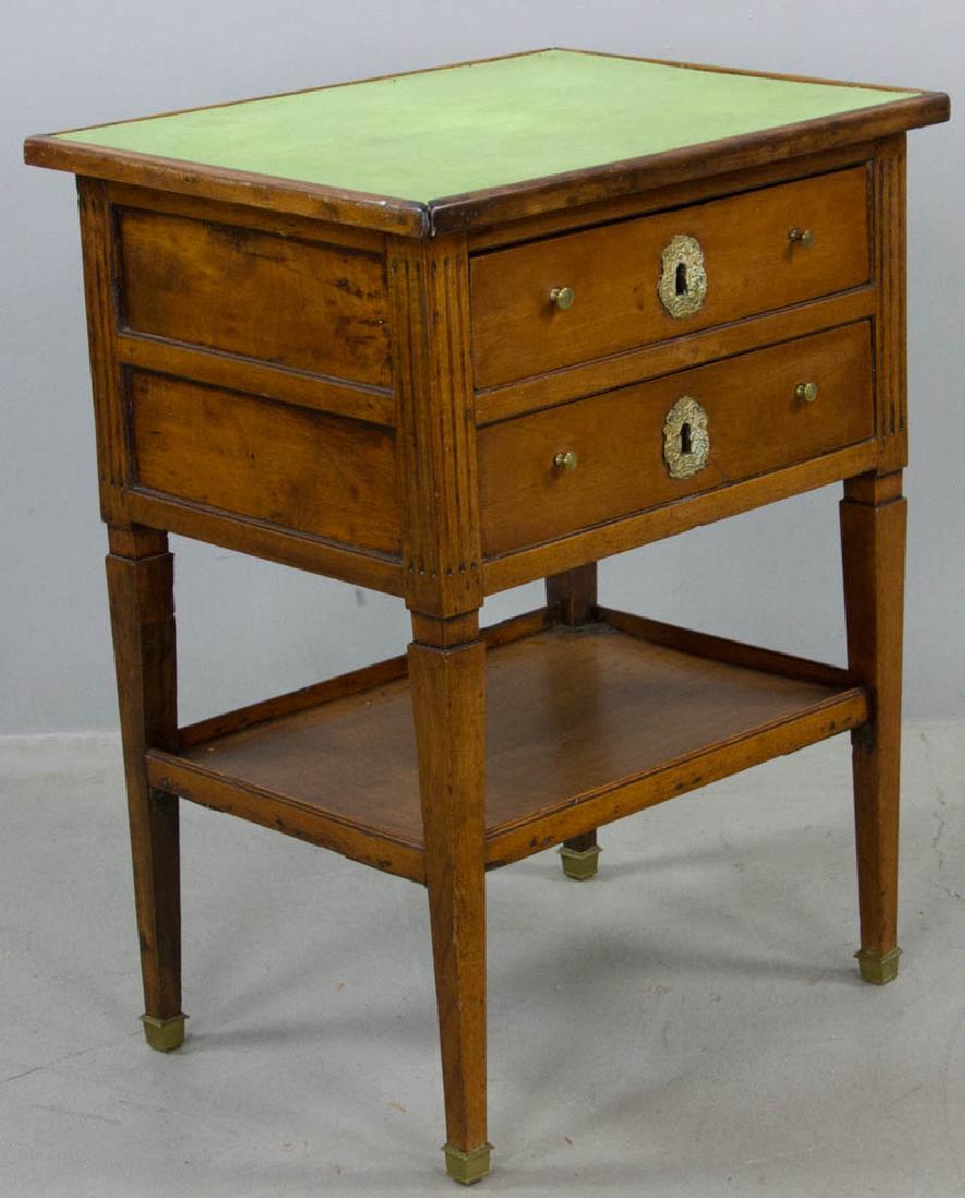 Early 19th C. Neoclassical 2-Drawer Stand (1 of 7)