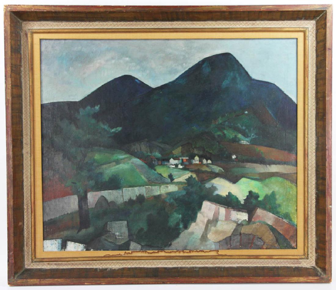 John Heliker, "Near Dorset", Oil on Canvas (1 of 6)