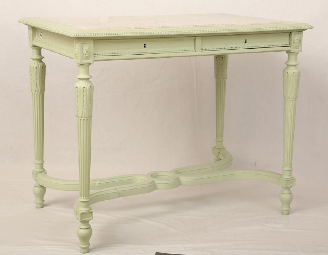 Louis XV Style Library Table (1 of 8)