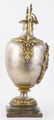 19th C. Bronze and Silver Plate Vase - 5