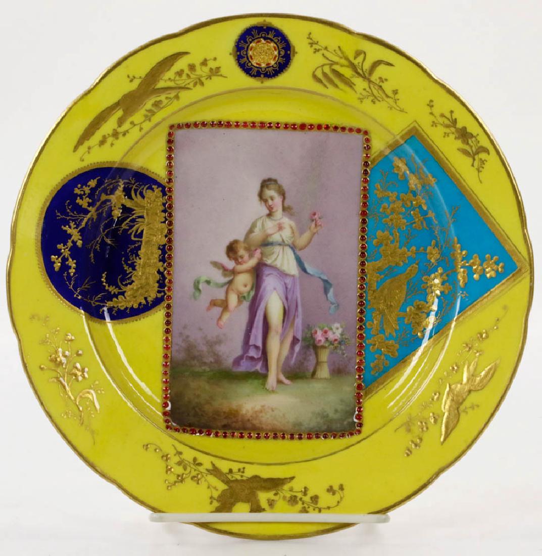 Sevres Handpainted Plate (1 of 5)