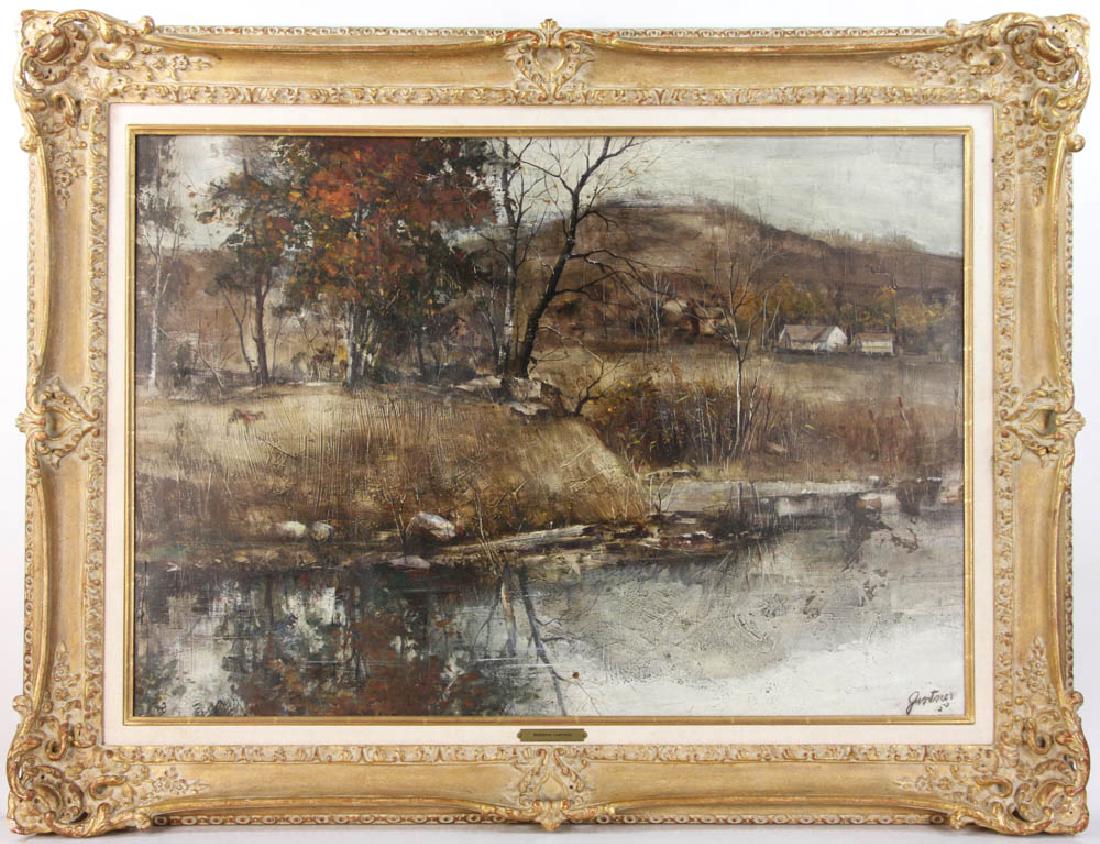 Bernard Gantner Signed, Solitaire, Oil on Artist Board (1 of 7)