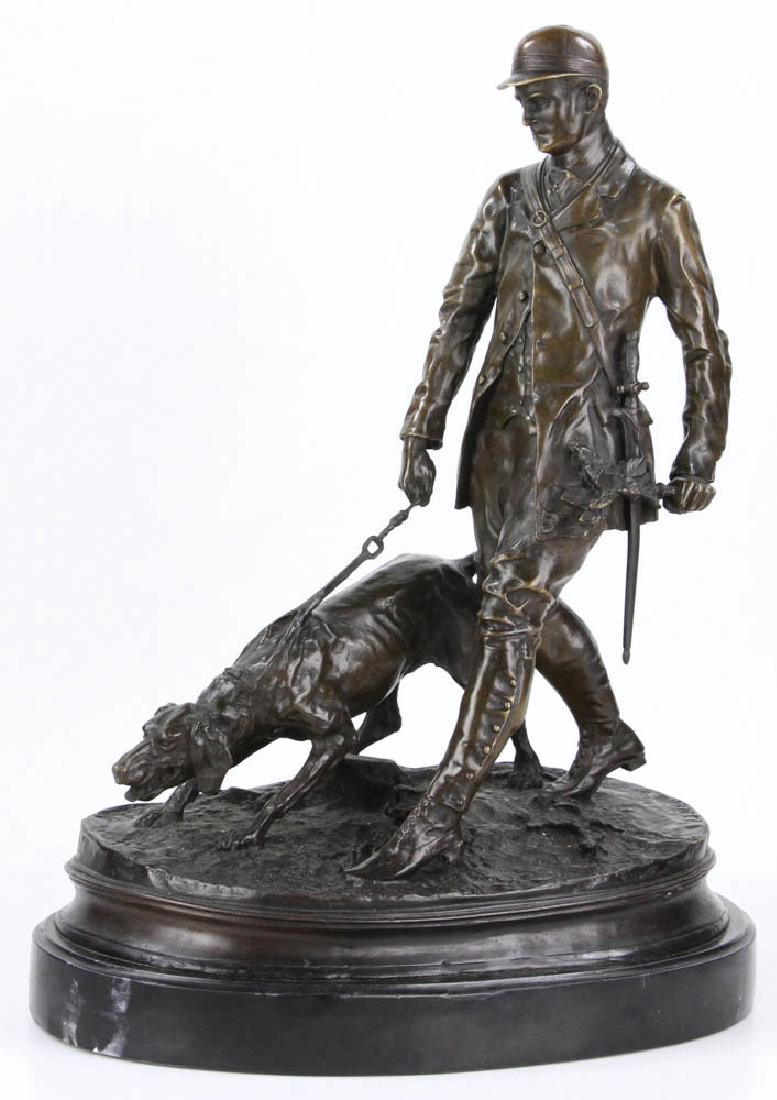 Pierre-Jules Mene, "Le Valet de Limier", Bronze (1 of 9)