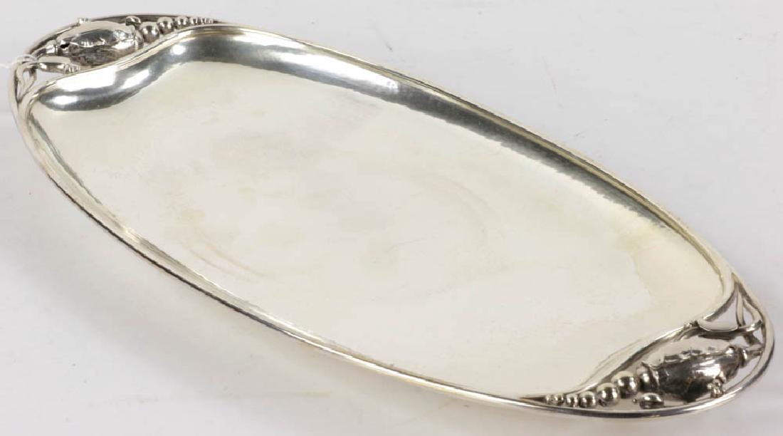 Georg Jensen "Blossom" Sterling Oval Tray (1 of 4)