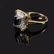 Ladies 14k Gold Sapphire & Diamond Ring - 3