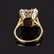 Ladies 14k Gold Sapphire & Diamond Ring - 4