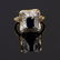 Ladies 14k Gold Sapphire & Diamond Ring - 5