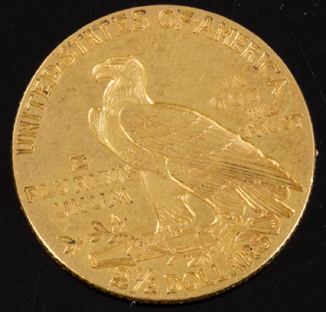 US Two and a Half Dollar Gold Coin, 1911 (1 of 4)