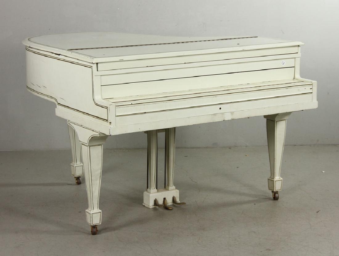 Baby Grand Piano: Baby grand piano. Provenance: From a Massachusetts estate.