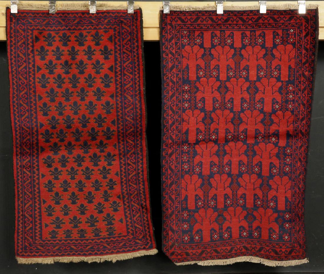 Lot of 2 Handwoven Tribal Carpets (1 of 11)