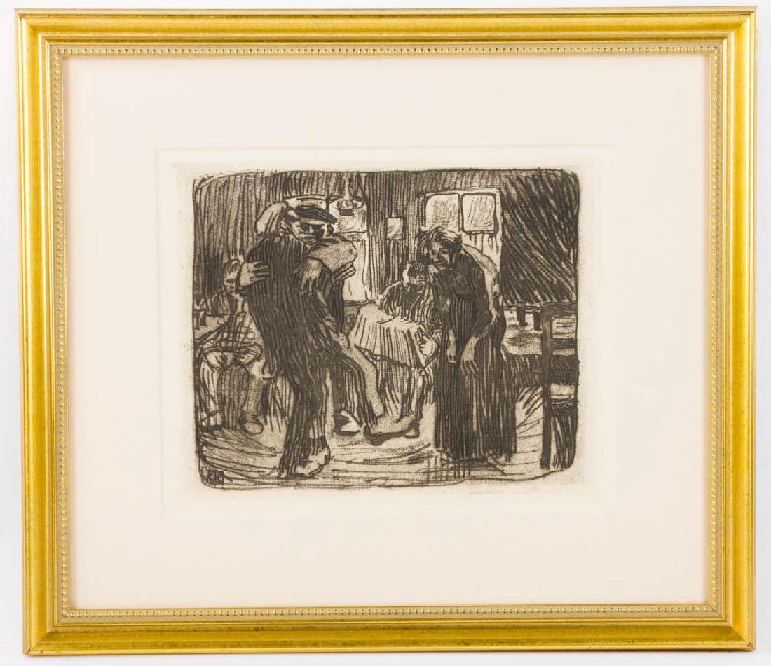 Kathe Kollwitz Hamburg Public House, Etching (1 of 6)