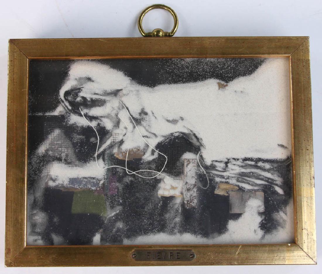 Fievre Collage: Fievre framed collage.