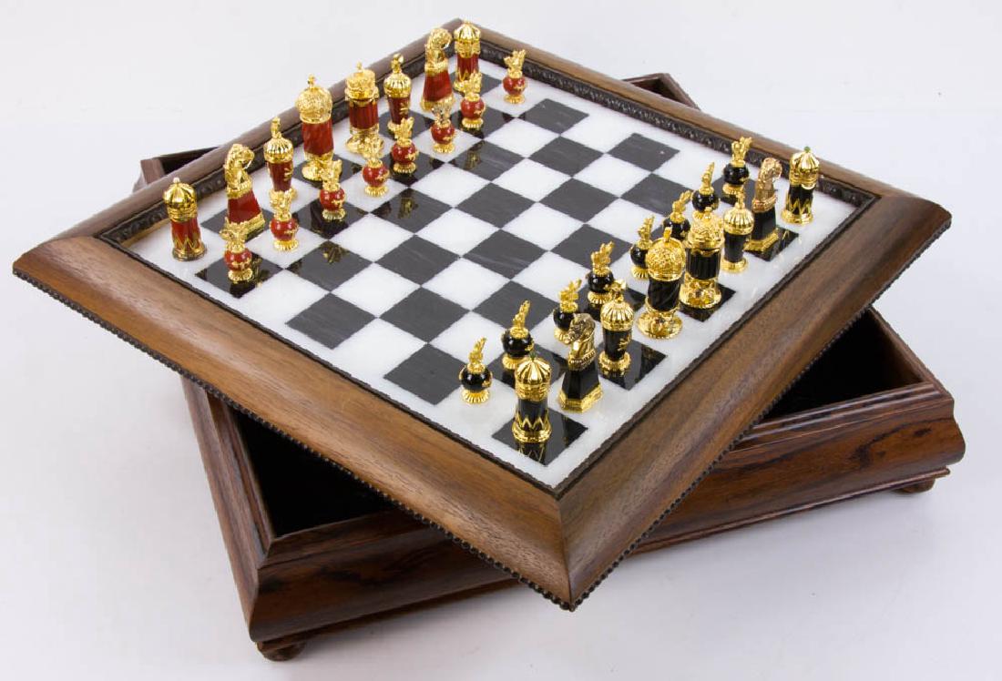 Igor Faberge Imperial Chess Set in Box (1 of 7)