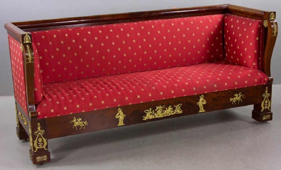 19th C. Classical Empire Mahogany Sofa (1 of 8)