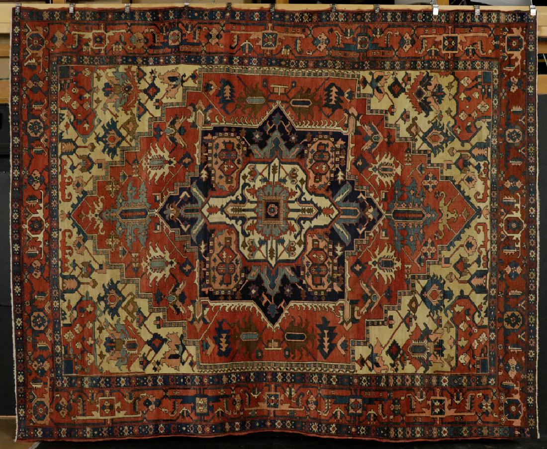 19th C. Persian Serapi Rug (1 of 6)