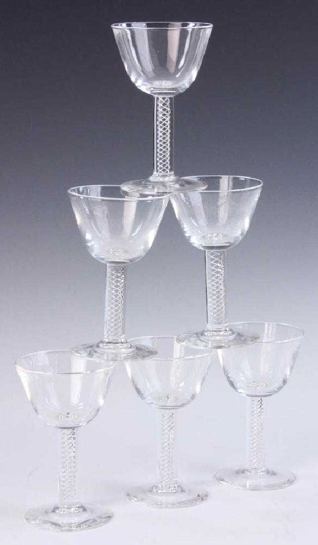 Set of Steuben Air Twist Stems (1 of 7)