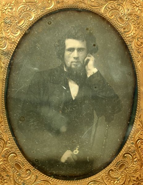 19th C. HALF PLATE DAGUERREOTYPE OF SCHOLAR - 2