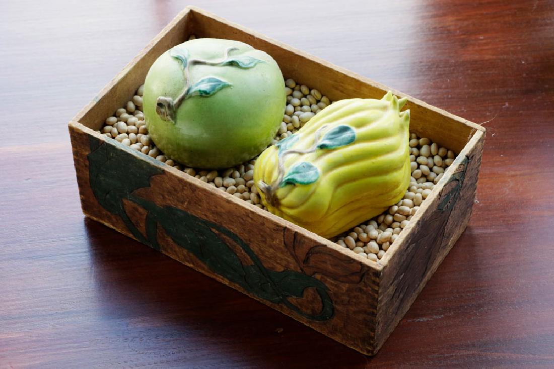 19th C. Chinese Porcelain Fruit (1 of 4)