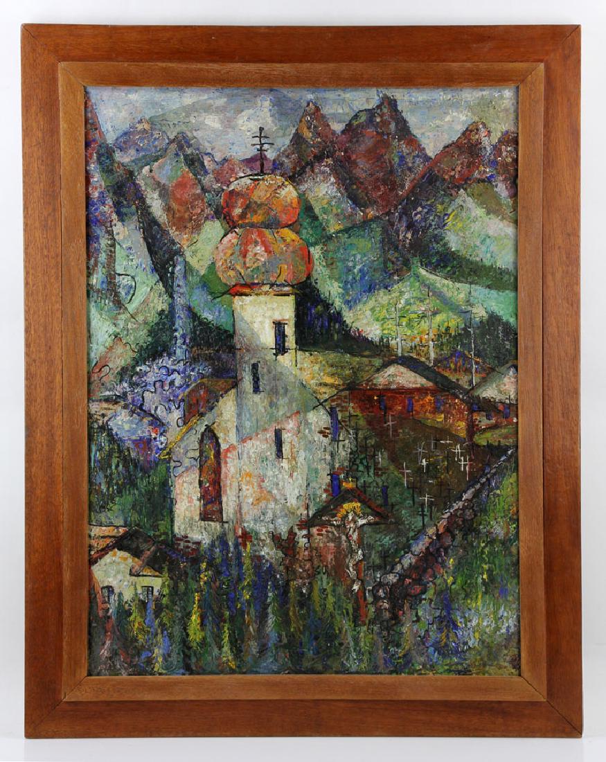 Brownlee, "Auf Tirol," Oil on Board (1 of 9)