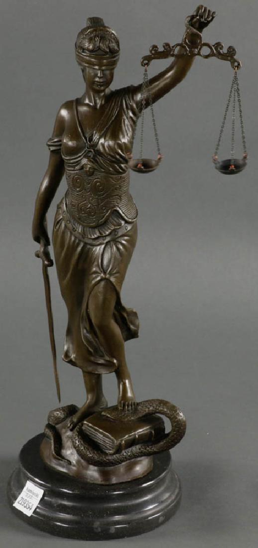 In Manner of Mayer, Lady of Justice, Bronze (1 of 7)