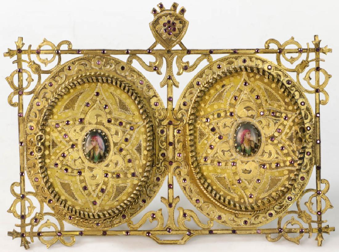 Vintage Double Locket Style Picture Frame (1 of 7)