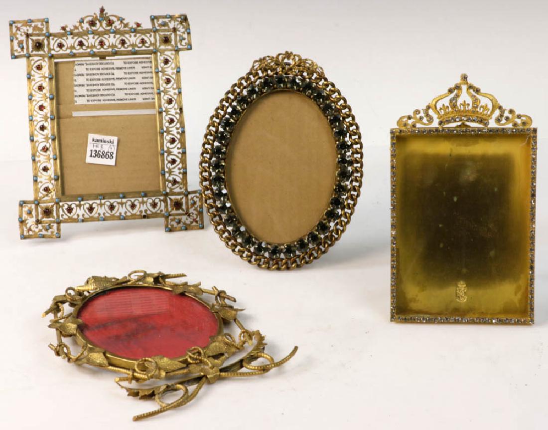 Collection of Antique Brass Picture Frames (1 of 6)