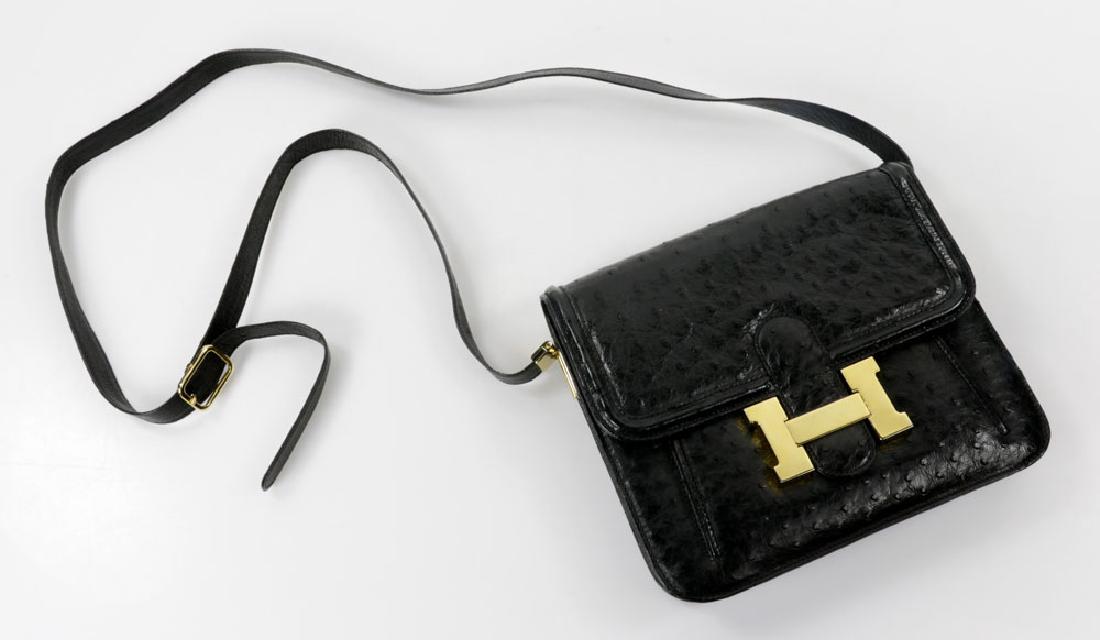 Hermes Style Ostrich Handbag (1 of 7)