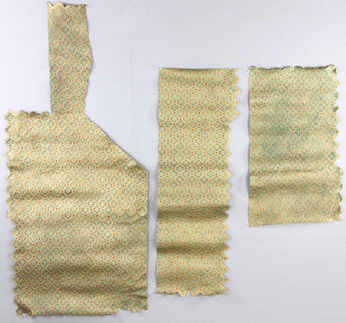 Tooled Painted Leather Wall Covering (1 of 5)