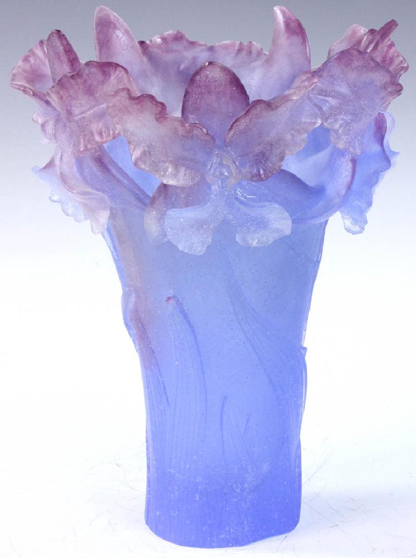 Signed Daum France Art Glass Vase (1 of 8)