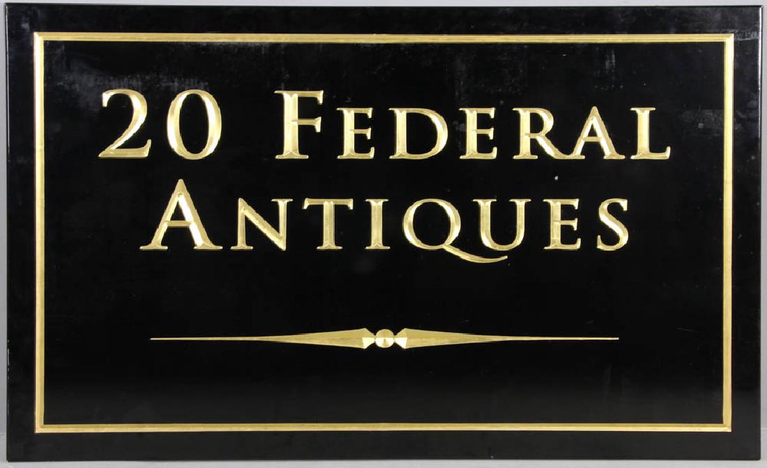 Custom Made Antique Shop Sign (1 of 5)