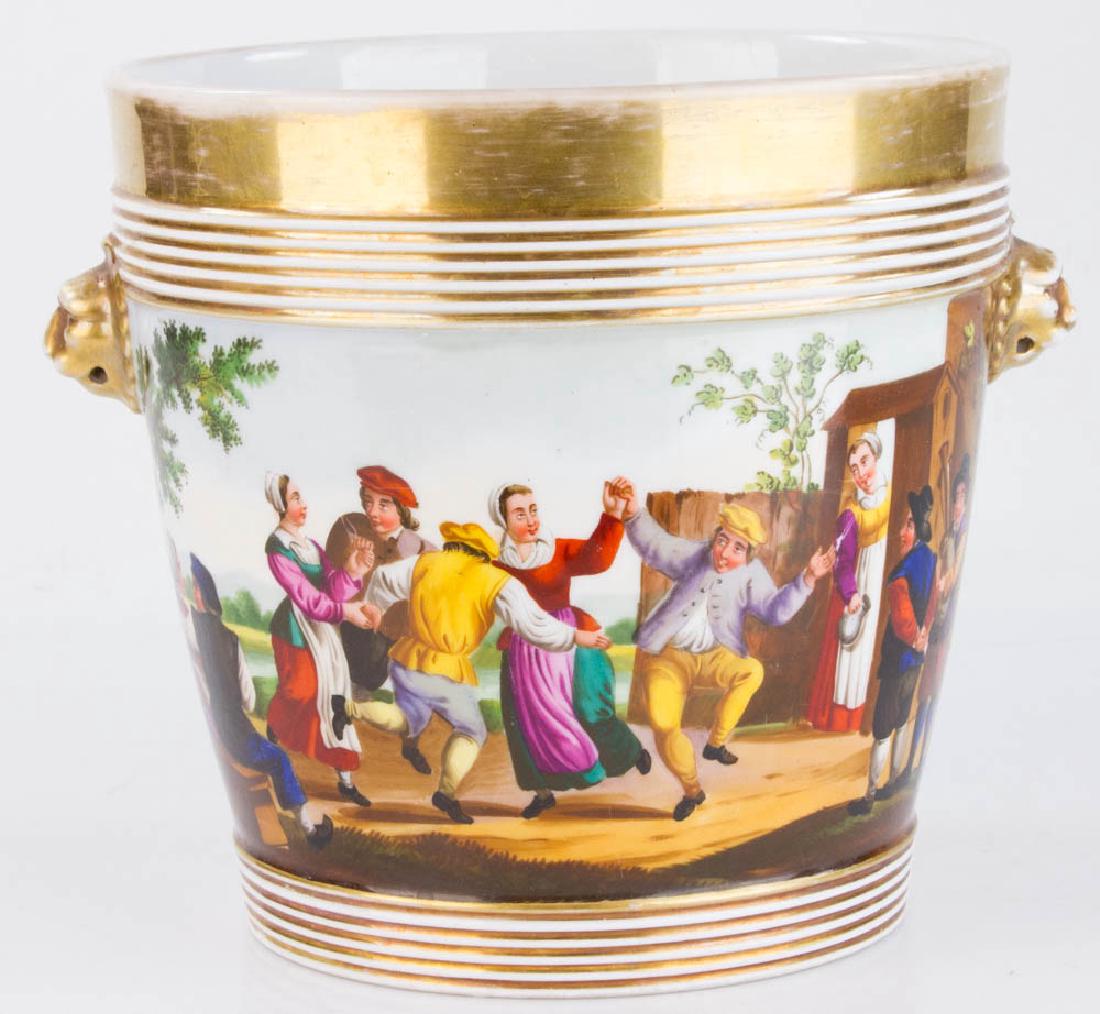 19th C. Paris Porcelain Casse Maillard Cachepot (1 of 7)