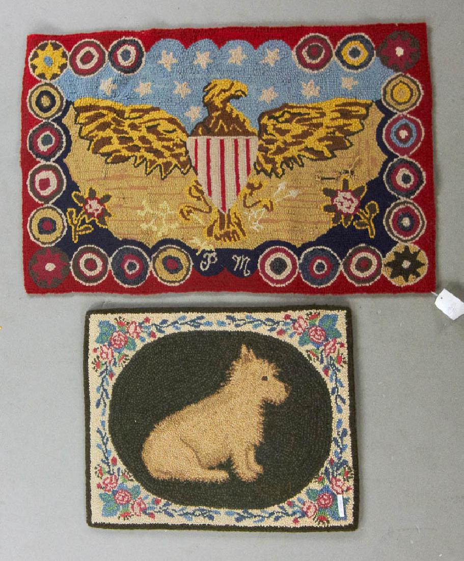 Two Hooked Rugs (1 of 6)