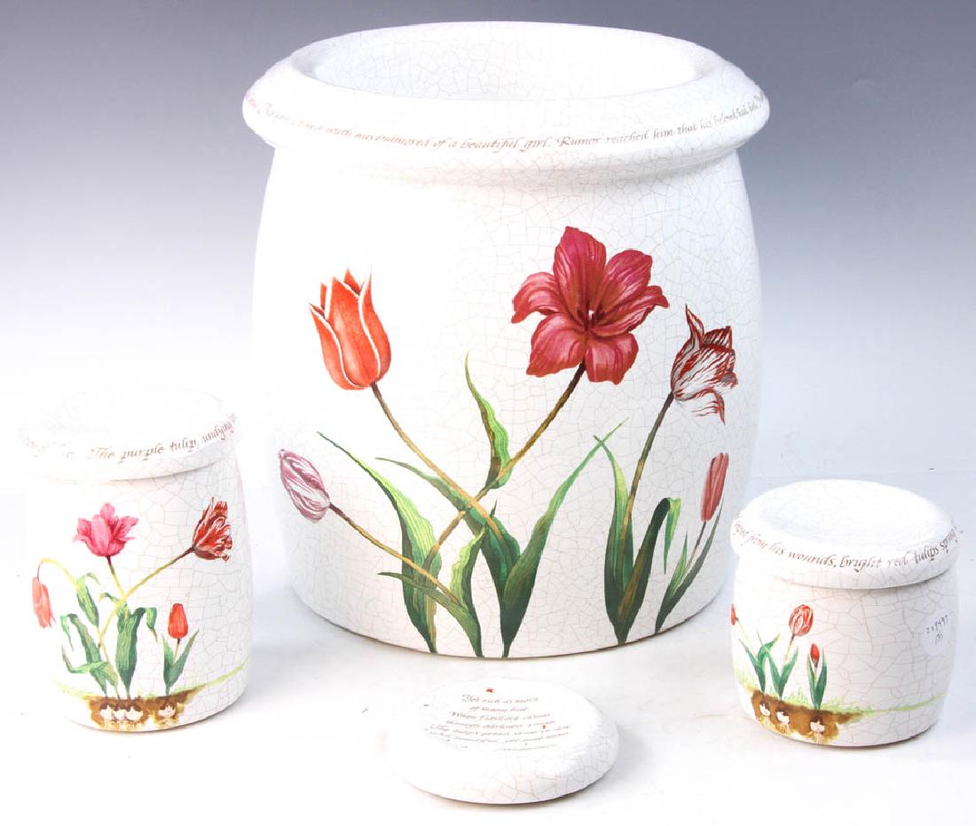 3-pc Pottery Set Marked Kohler (1 of 11)