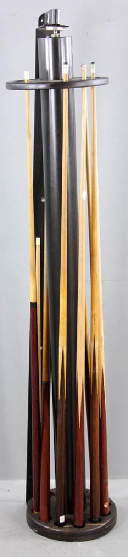 Wall Mounted  Revolving Pool Cue Rack (1 of 5)