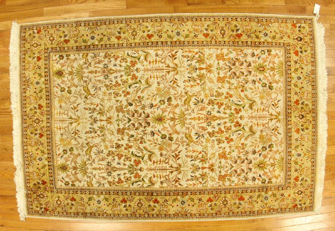 Semi-antique Tabriz Garden Rug (1 of 5)