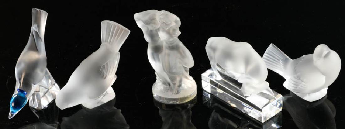 Group of Signed Lalique Figures (1 of 8)