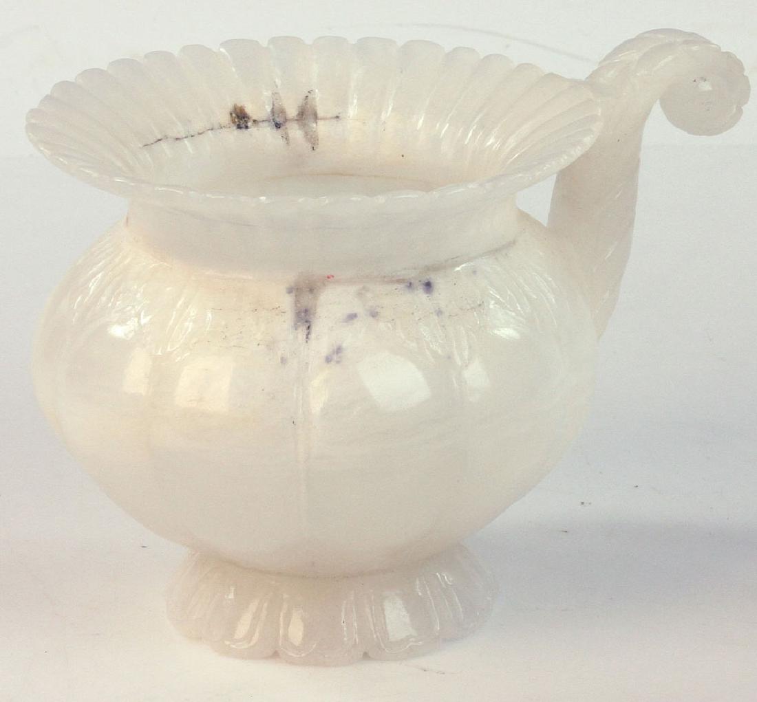 Mughal Style Carved White Jade Container (1 of 7)