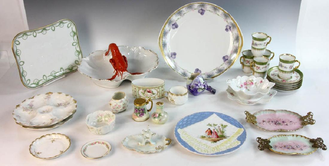 Antique Limoges and Dresden Dishware (1 of 10)