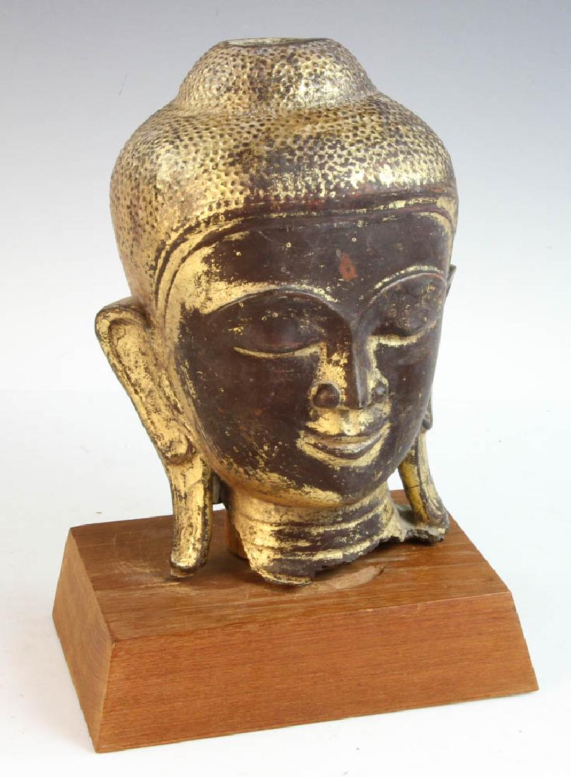 Antique Asian Buddha Head (1 of 7)