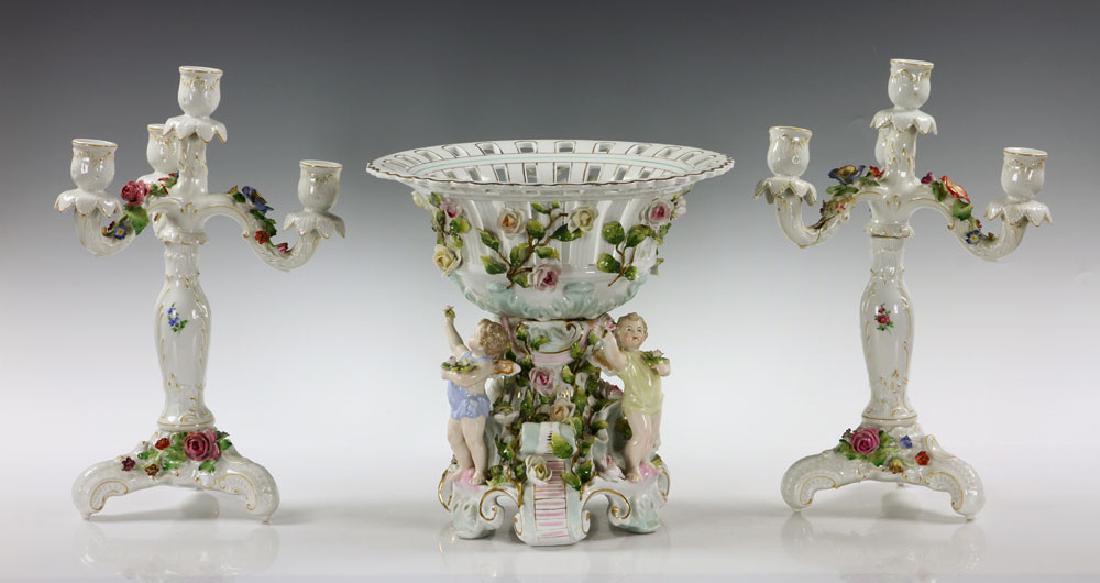 19th C. German Von Schierholz Garniture Set (1 of 9)