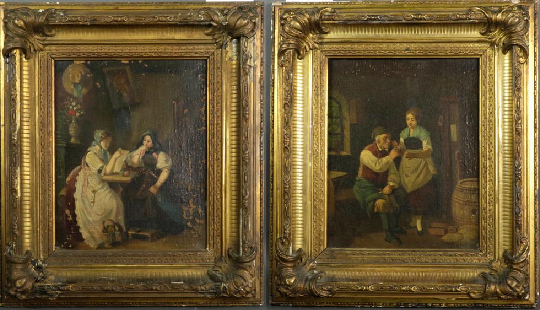 Two 19thC Interior Views (1 of 7)