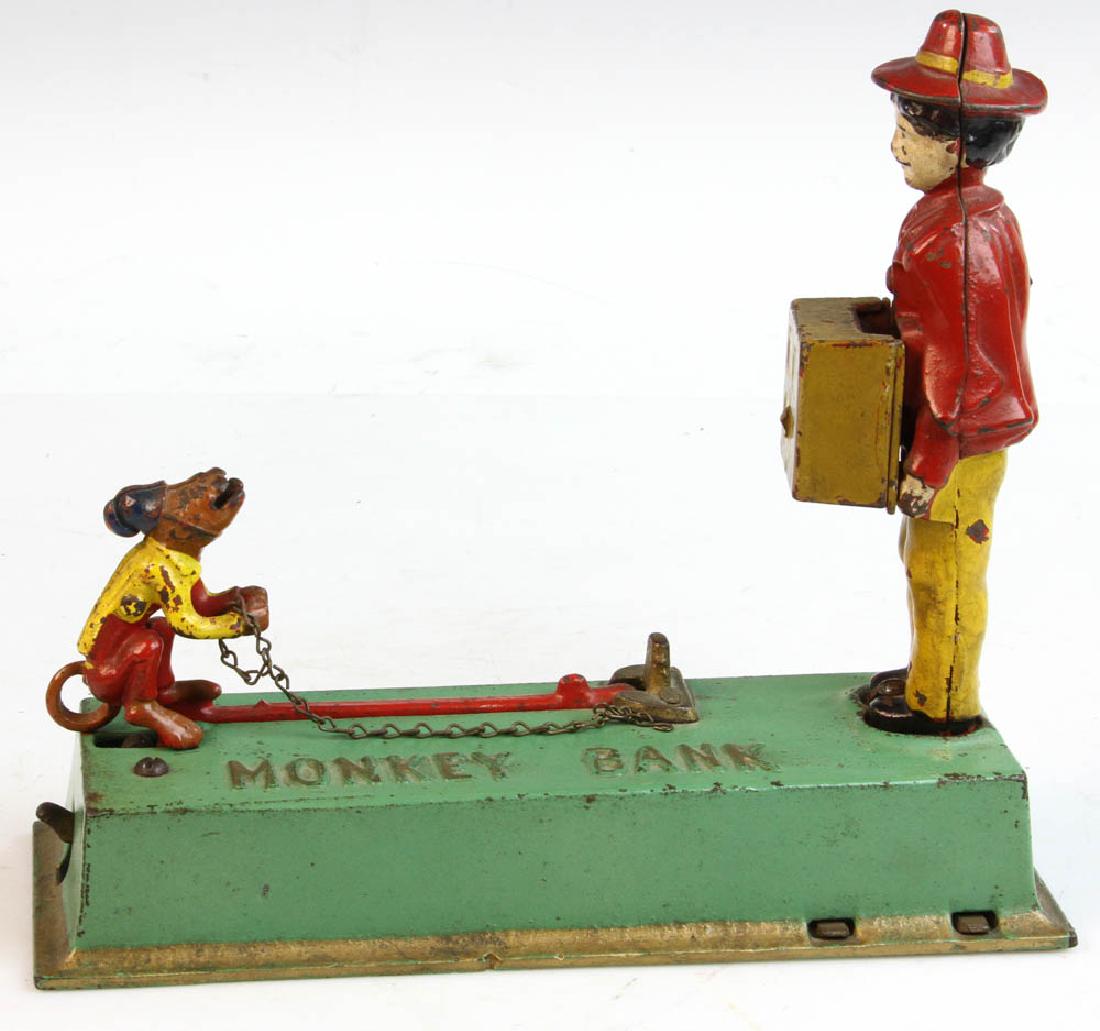 Vintage Cast Iron Monkey Bank (1 of 7)