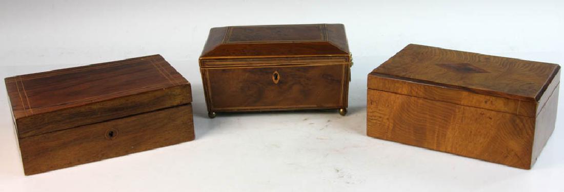 Antique Boxes and Tea Caddy (1 of 5)