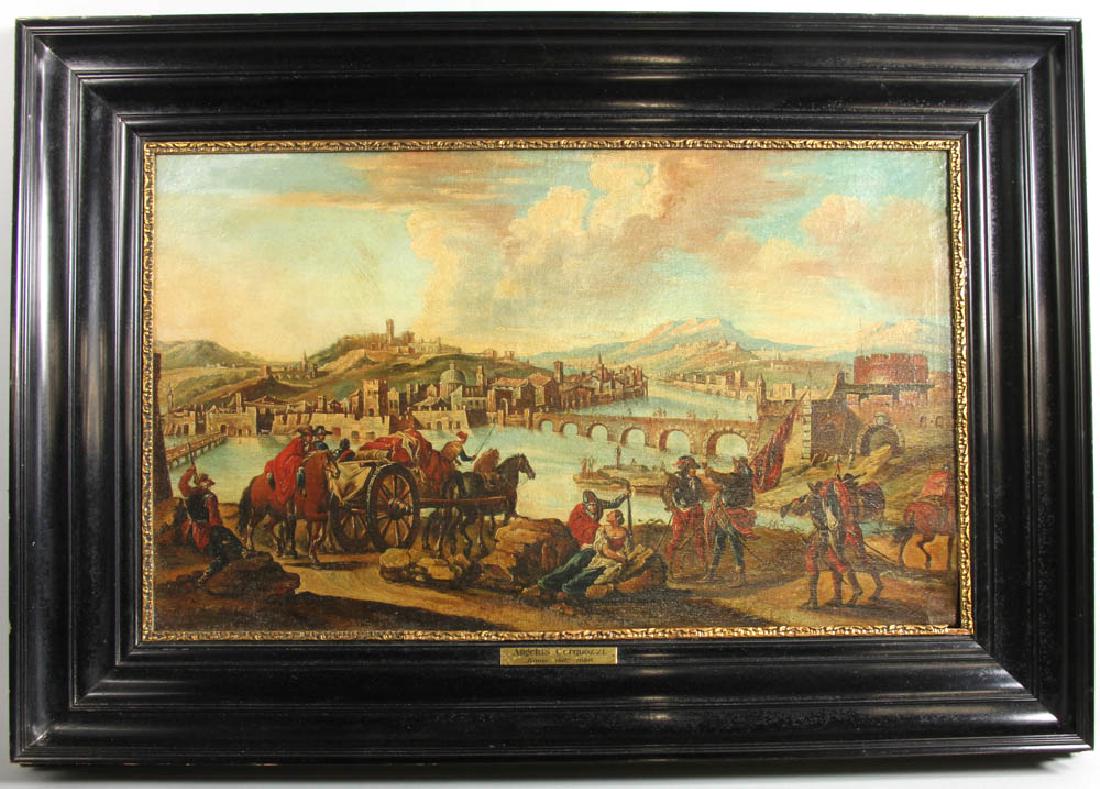 Old Master Cityscape, Oil on Canvas (1 of 7)